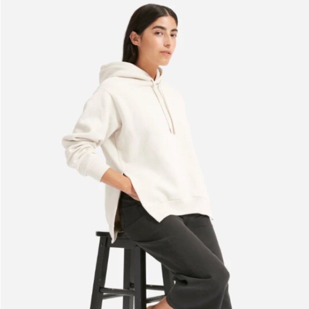 Everlane The Oversized Fleece Hoody | Stone | M